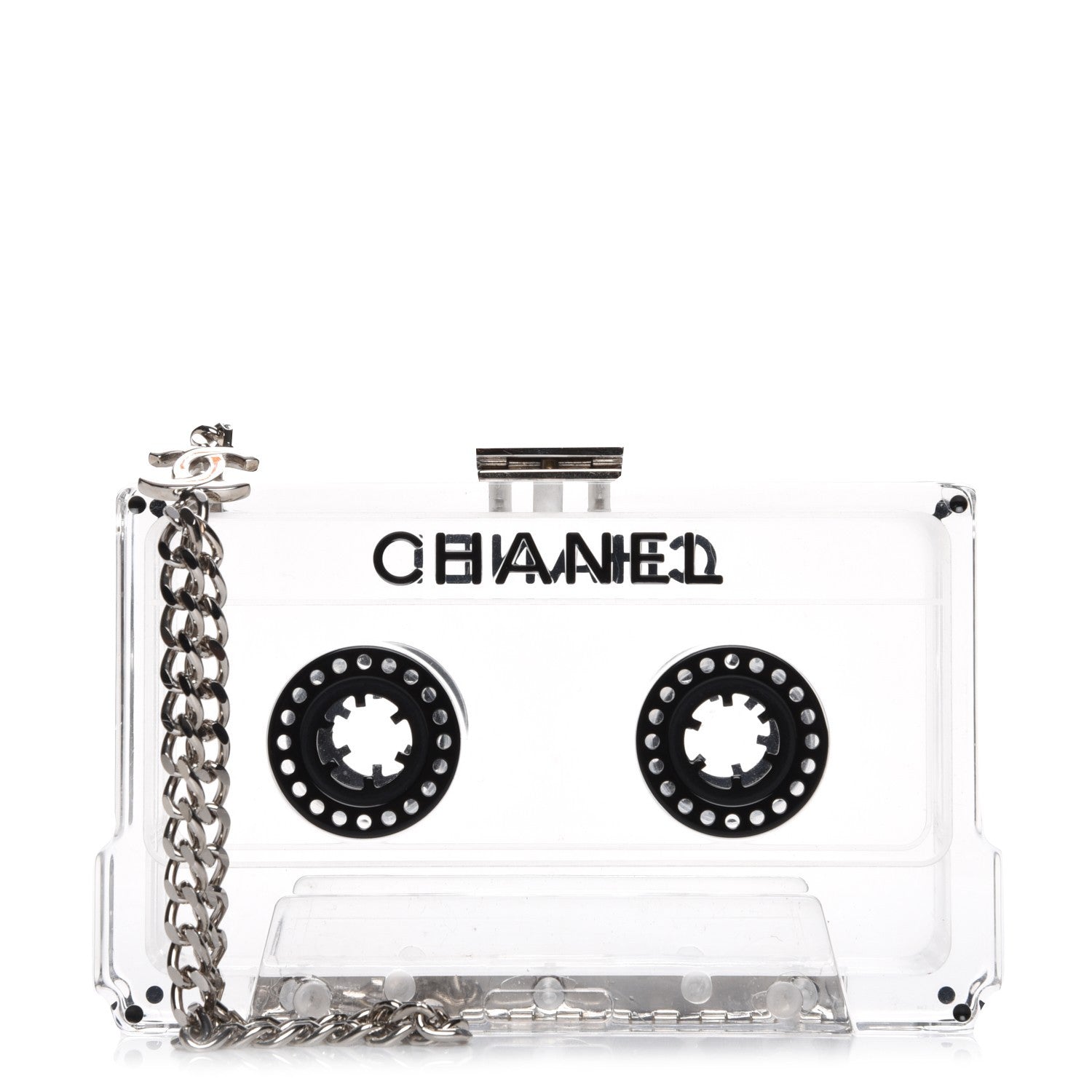 Chanel Lucite Cassette Clutch 1 of 8