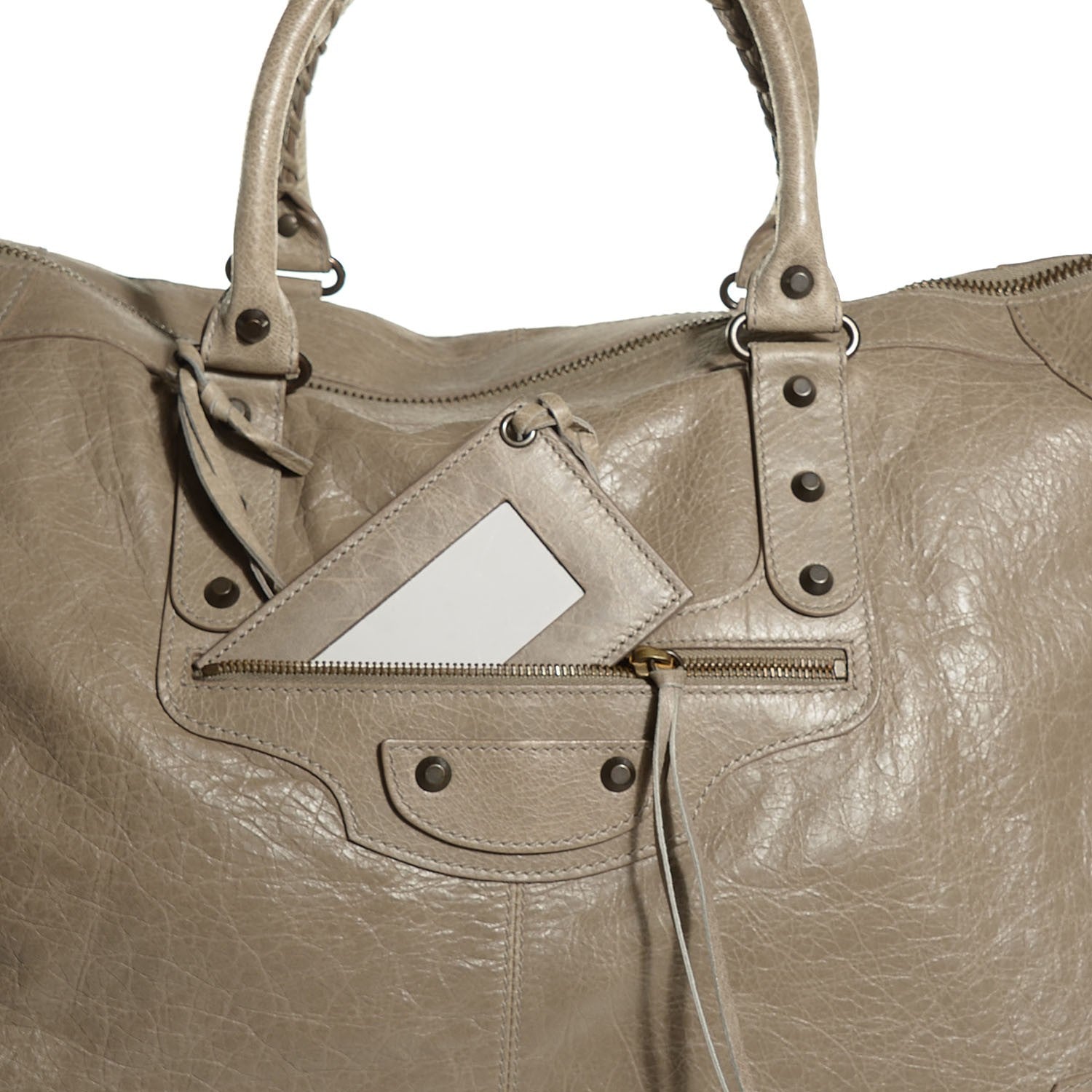 Balenciaga Agneau Classic Hardware Weekender Papyrus 11 of 11