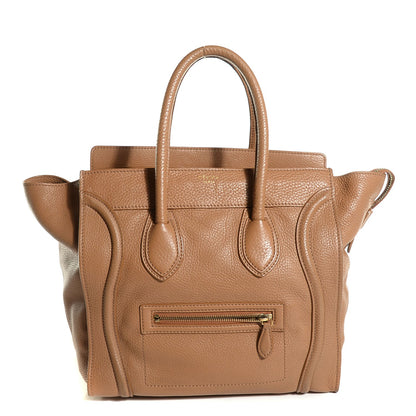Celine Pebbled Calfskin Mini Luggage Camel 1 of 9