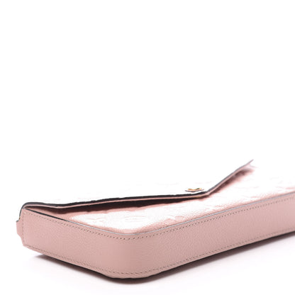 Louis Vuitton Empreinte Pochette Felicie Chain Wallet Rose Poudre 7 of 9