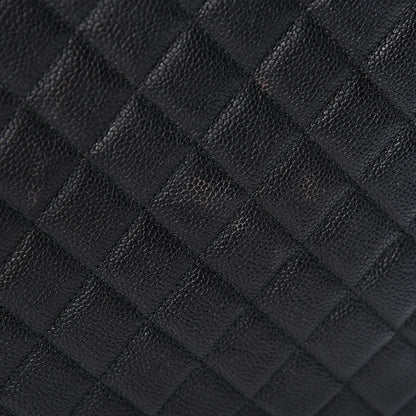 Chanel Caviar Quilted Medium Boy Cosmetic Case Black 8 of 8