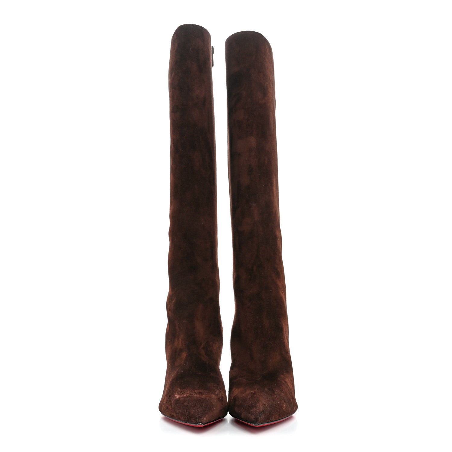 Christian Louboutin Suede Kate Botta 85 Knee-High Boots 39 Espresso 2 of 7