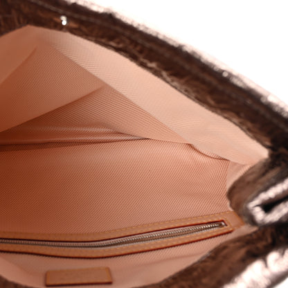Louis Vuitton Jacquard Quilted Monogram Limelight Clutch MM Rose Gold 5 of 6