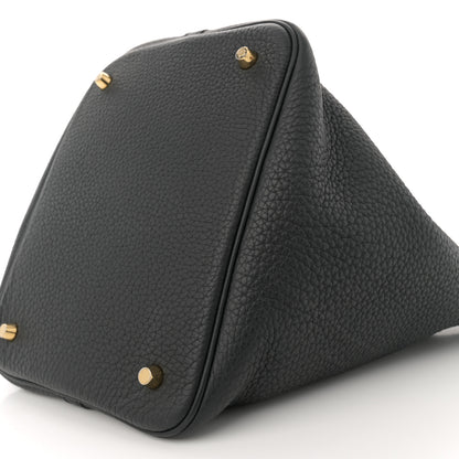 Hermes Taurillon Clemence Picotin Lock 22 MM Black 10 of 10
