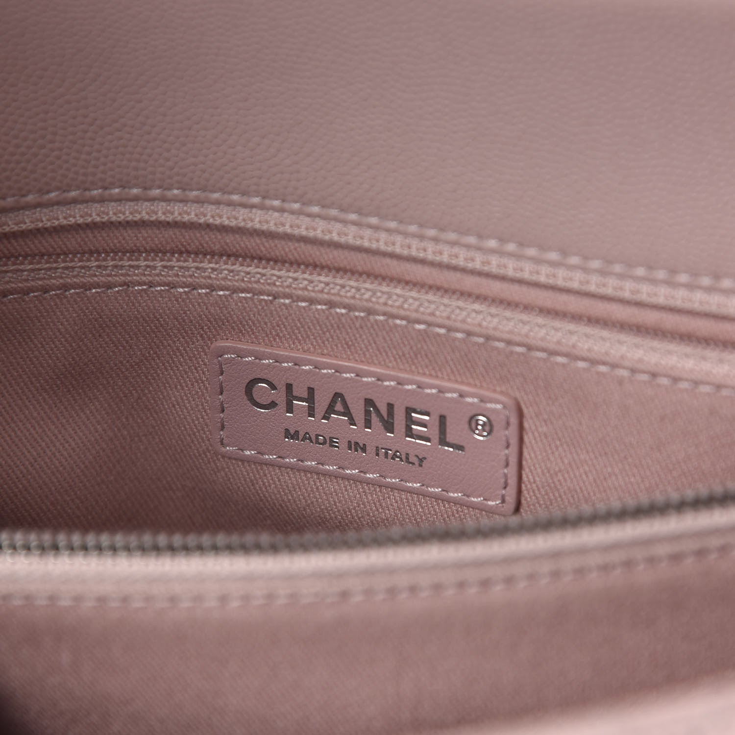 Chanel Caviar Quilted Medium Coco Handle Flap Light Pink 9 of 12