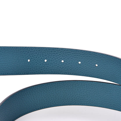 Gucci Dollar Calfskin 1973 Reversible Belt 95 38 Black Deep Cobalt 4 of 6