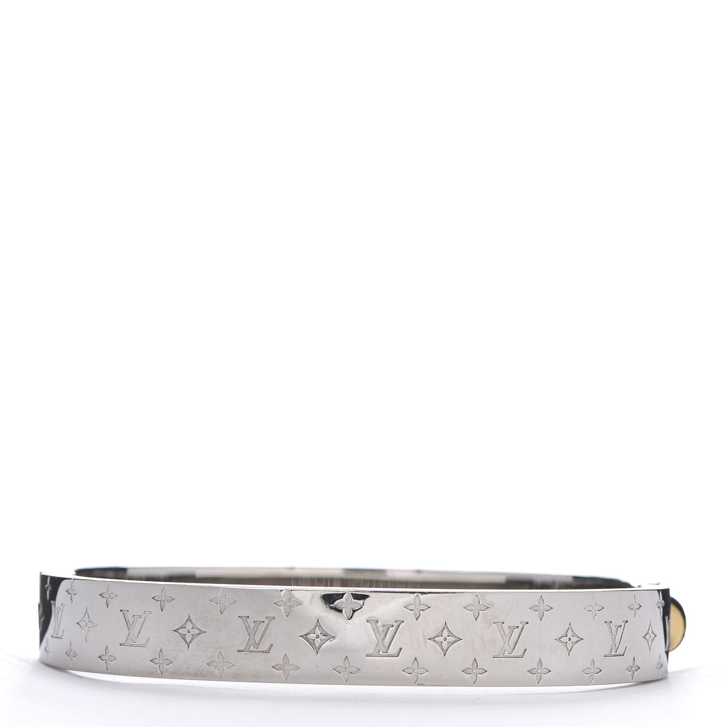 Palladium Monogram Nanogram Cuff M