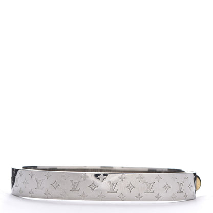 Louis Vuitton Palladium Monogram Nanogram Cuff M 3 of 4