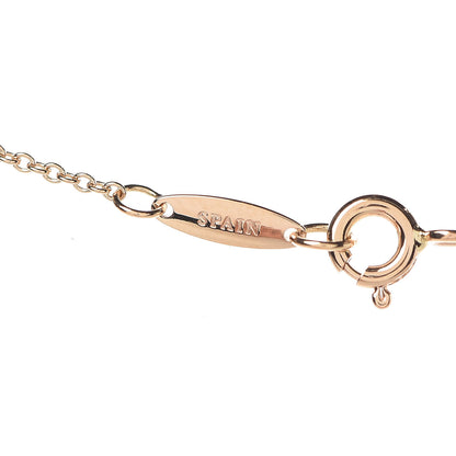 Tiffany 18K Rose Gold Diamond .03ct Elsa Peretti Diamonds by the Yard Pendant Necklace 6 of 8
