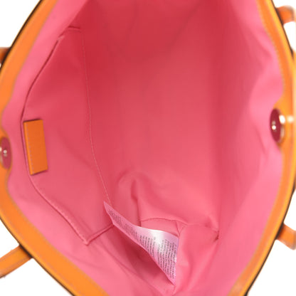 Gucci Calfskin Childrens Rainbow Tote Lotus Pink Crop Multicolor 5 of 9