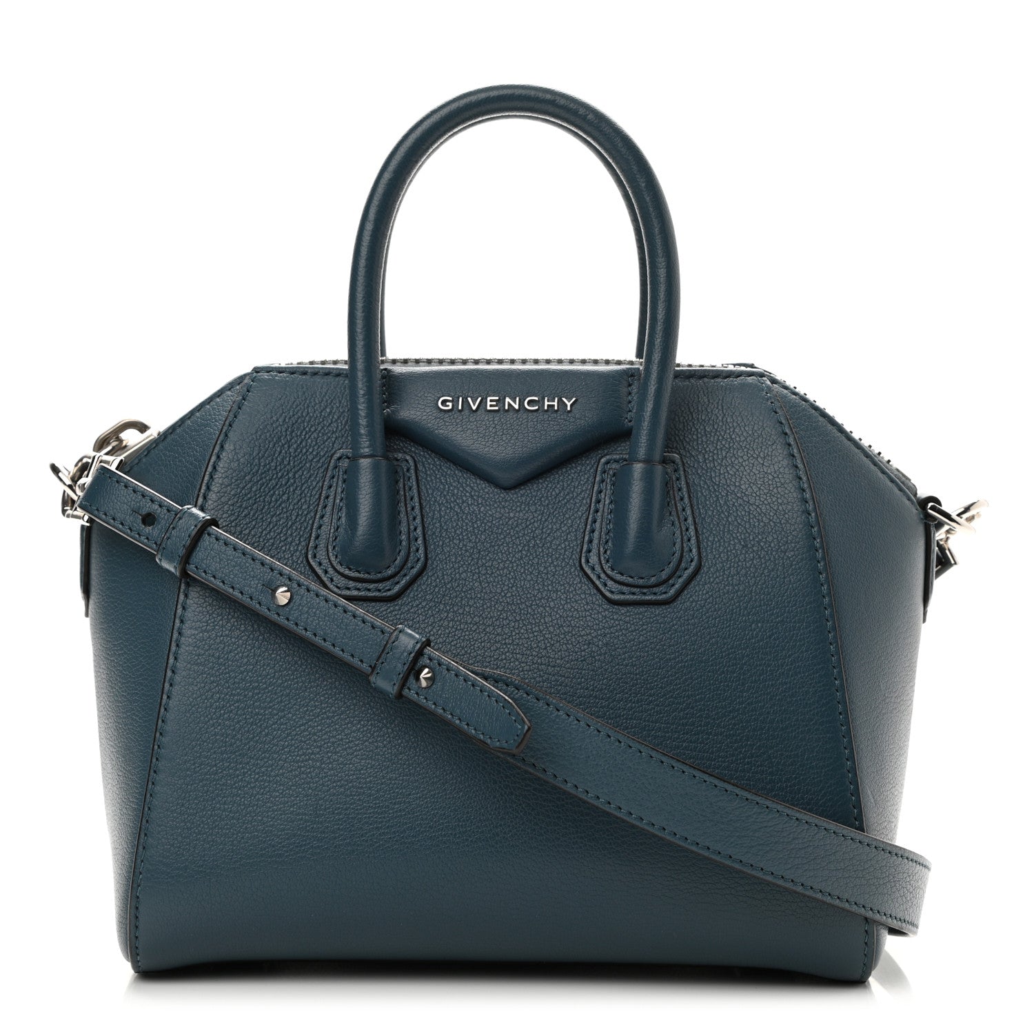 Givenchy Sugar Goatskin Mini Antigona Indigo Blue 1 of 8