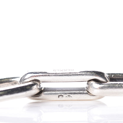 Hermes Sterling Silver Oval Link Toggle Bracelet 5 of 6
