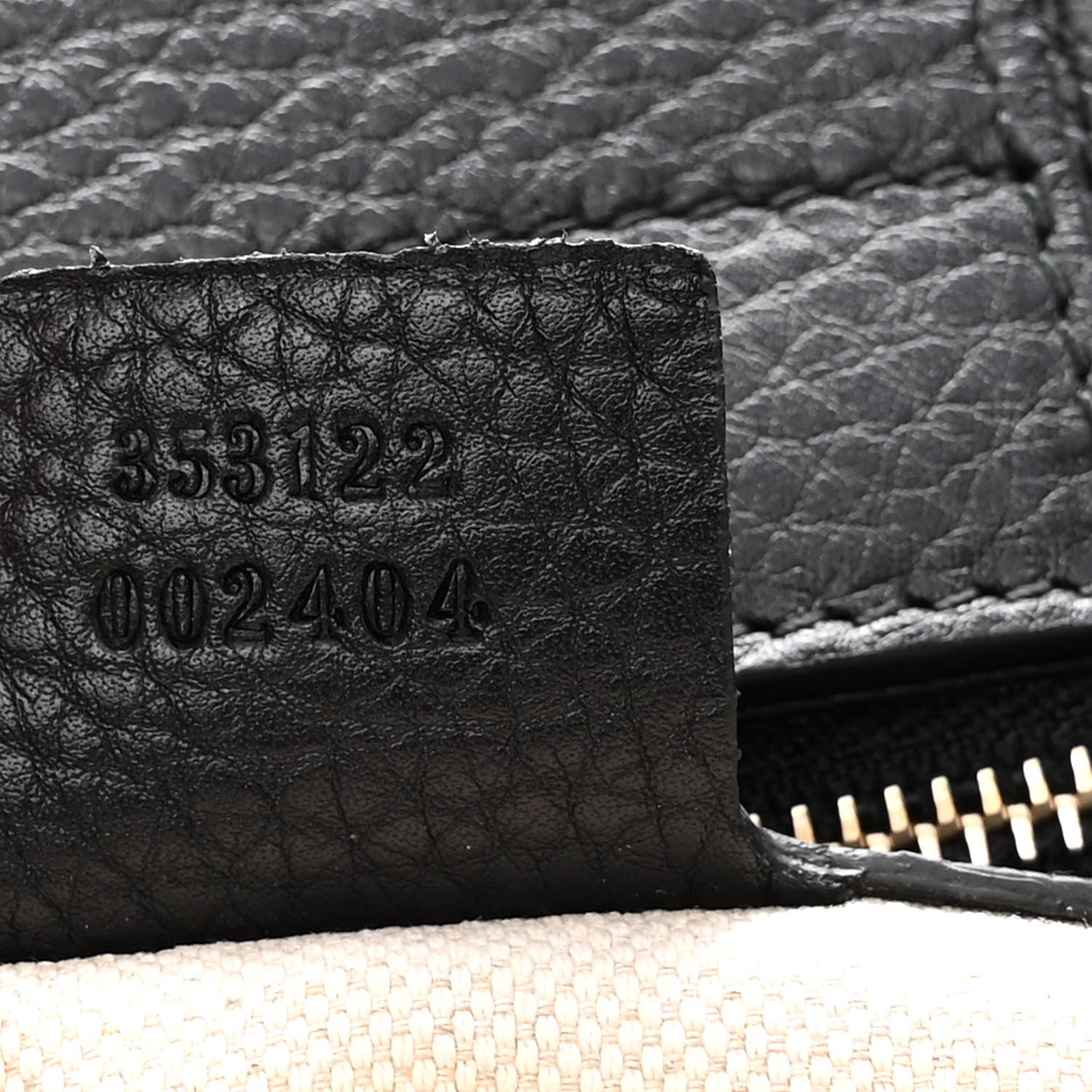 Gucci Pebbled Calfskin Old Libeccio Miss GG Tote Black 7 of 10