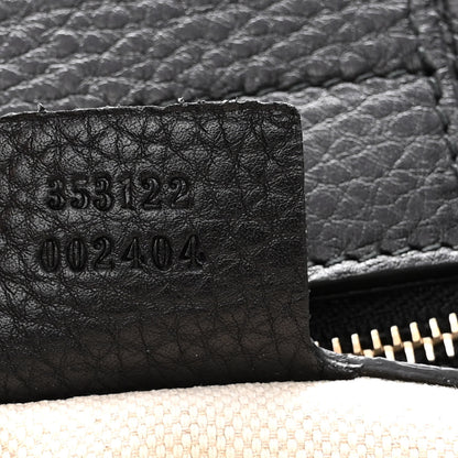 Gucci Pebbled Calfskin Old Libeccio Miss GG Tote Black 7 of 10
