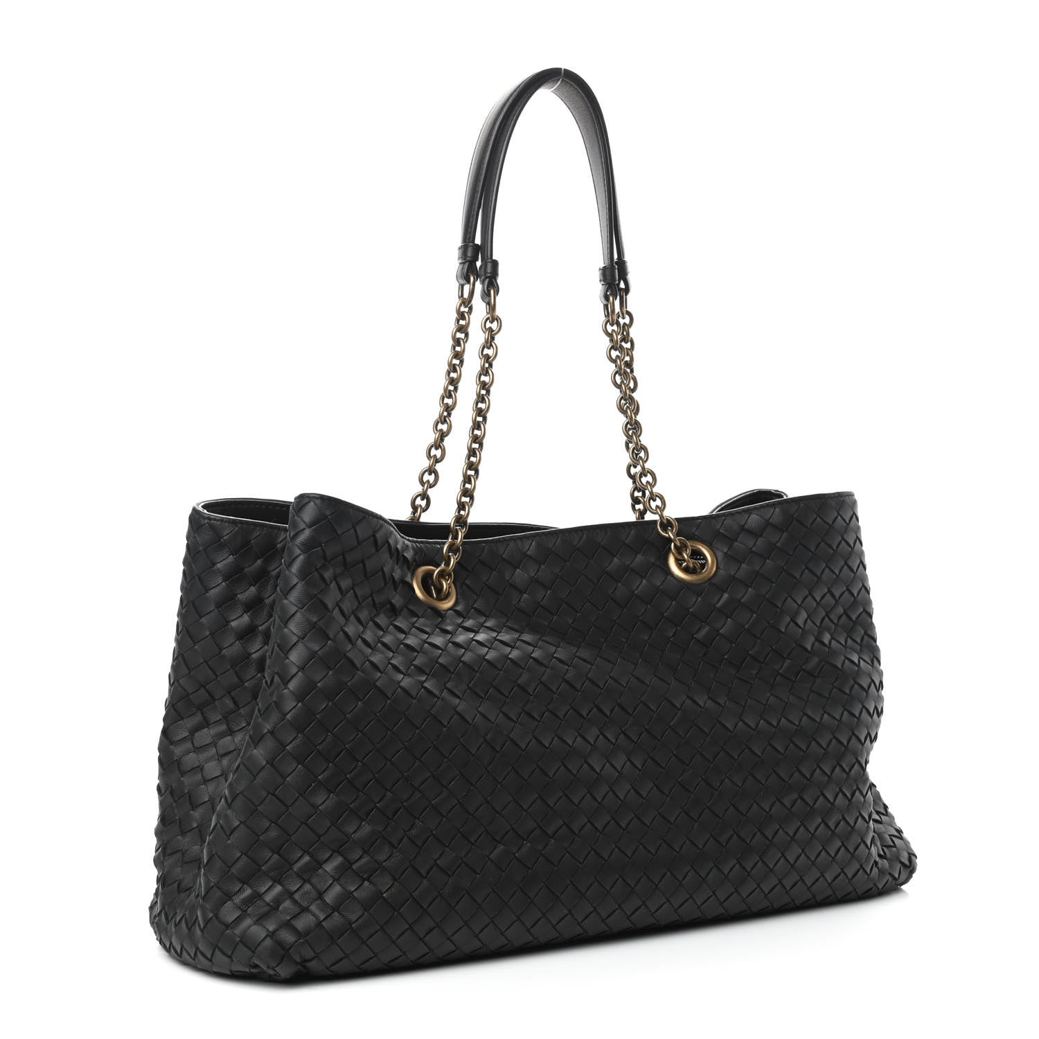 Bottega Veneta Nappa Intrecciato Large Tote Black 3 of 9