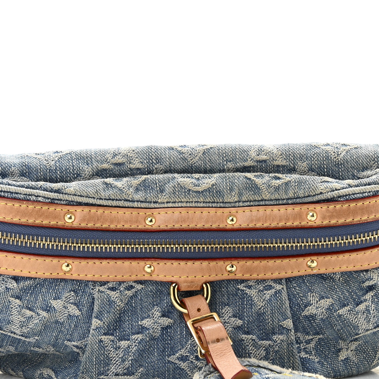 Louis Vuitton Monogram Denim High Rise Bumbag Blue 7 of 9