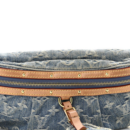 Louis Vuitton Monogram Denim High Rise Bumbag Blue 7 of 9
