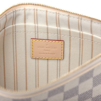 Louis Vuitton Damier Azur Neverfull MM GM Pochette 6 of 7