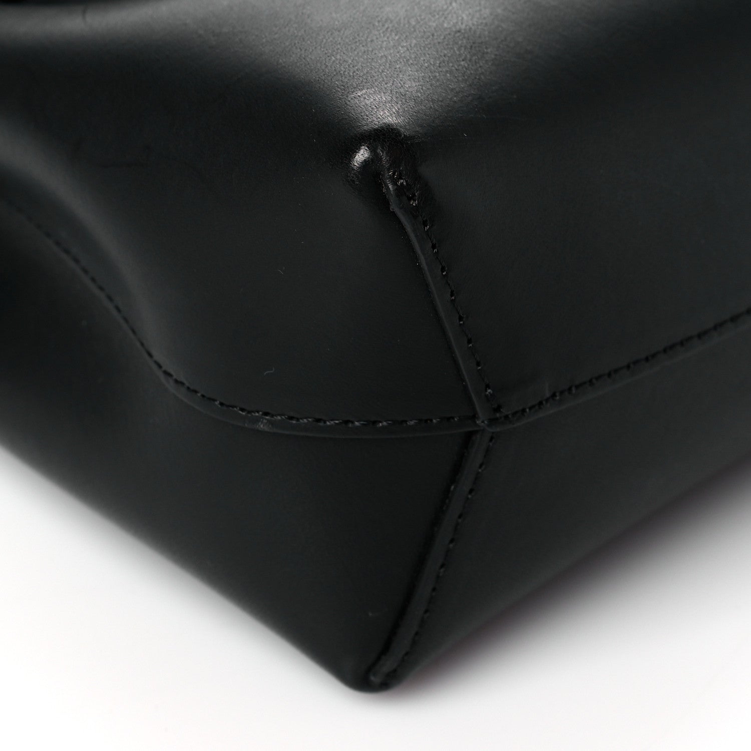 Mansur Gavriel Calfskin Mini Mini Lady Bag Black Flamma 9 of 12