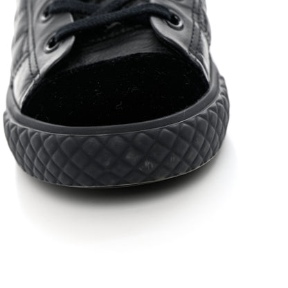 Chanel Calfskin High Top CC Sneakers 36.5 Black 16 of 16