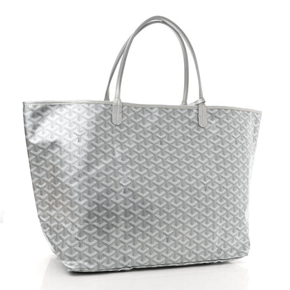 Goyard Goyardine Precious Metals Saint Louis GM Silver 3 of 10