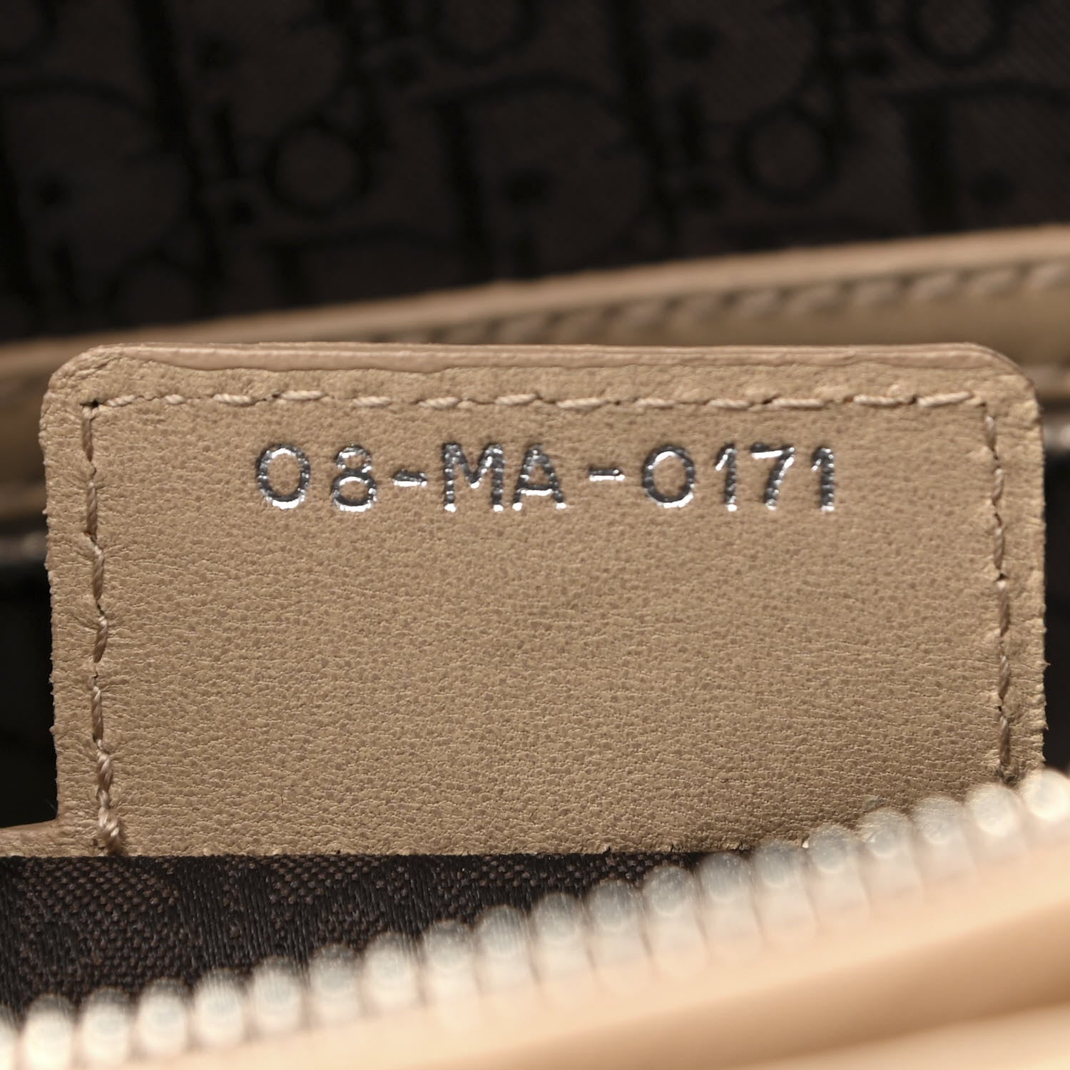 Christian Dior Lambskin Cannage Large Lady Dior Beige 7 of 13