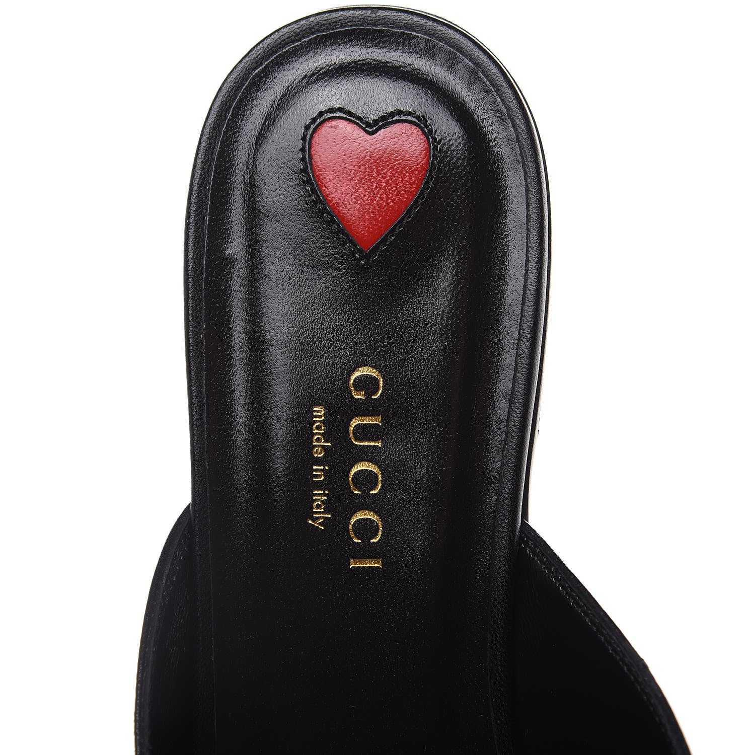 Gucci Malaga Kid Horsebit Slide Sandals 37.5 Black 7 of 11