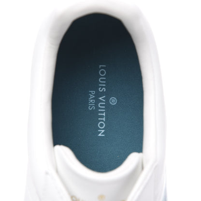 Louis Vuitton Calfskin Luxembourg Sneakers 7 White Green 6 of 8