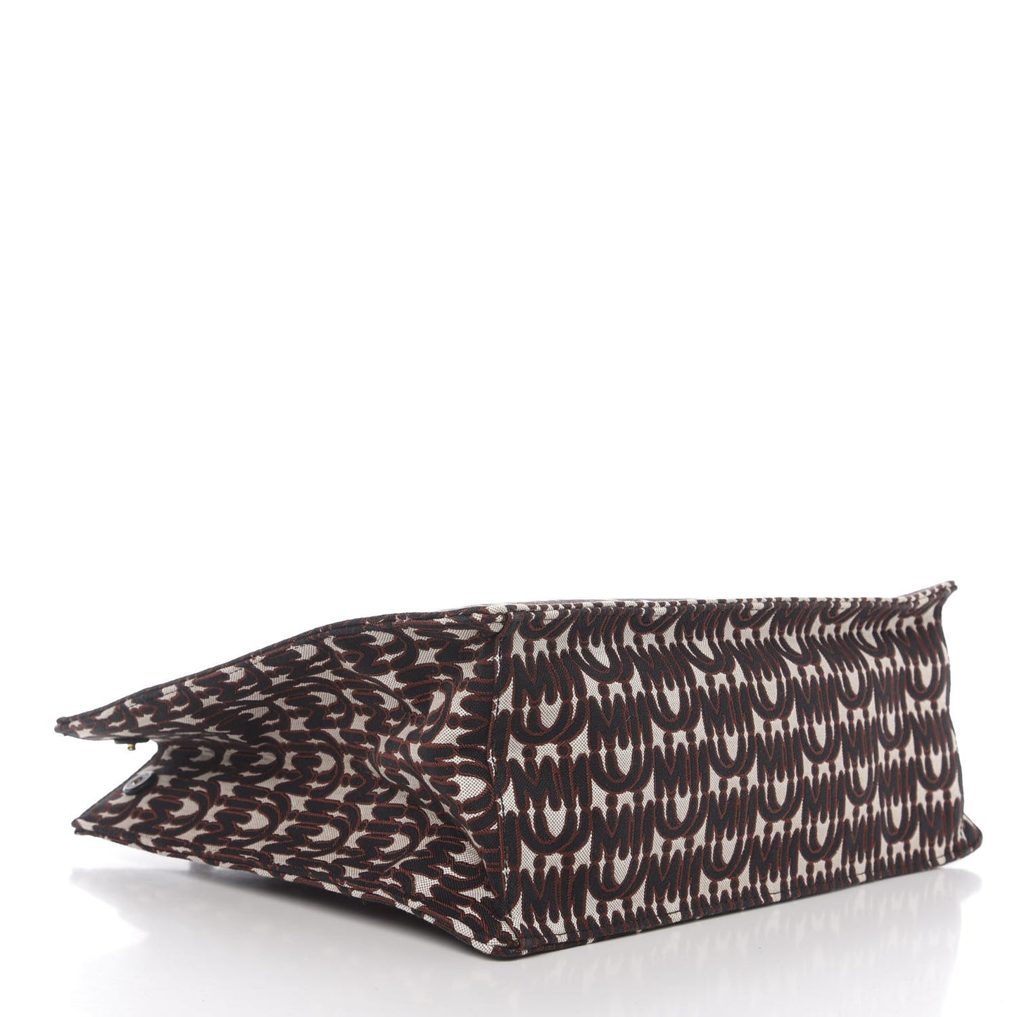 Jacquard Madras Logo Tote Black