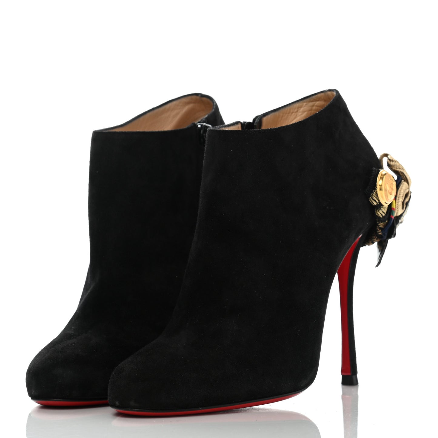 Veau Velours Galobella 100 Booties 37 Black