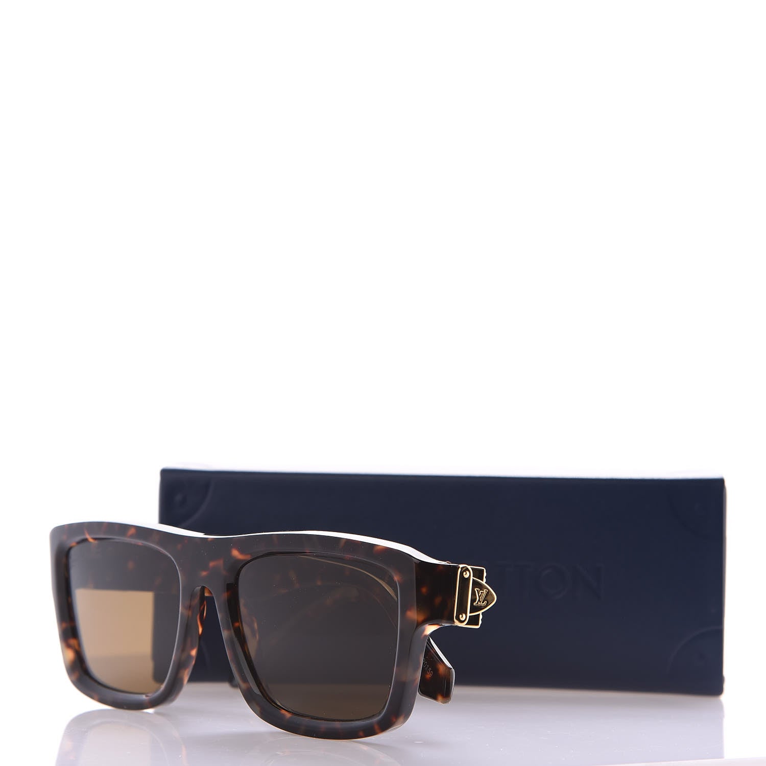 Louis Vuitton Square City Sunglasses Z1193W Tortoise 556879