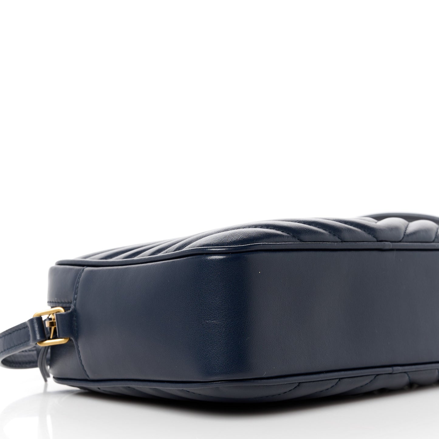 Calfskin Matelasse Monogram Lou Camera Bag Deep Marine