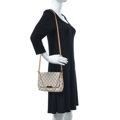 Louis Vuitton Damier Azur Favorite MM 2 of 10