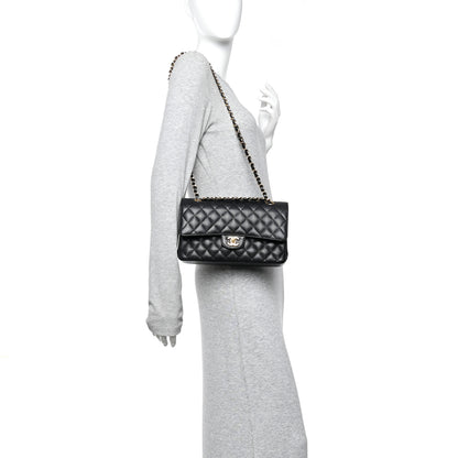 Chanel Caviar Quilted Medium Double Flap Black 2 of 11