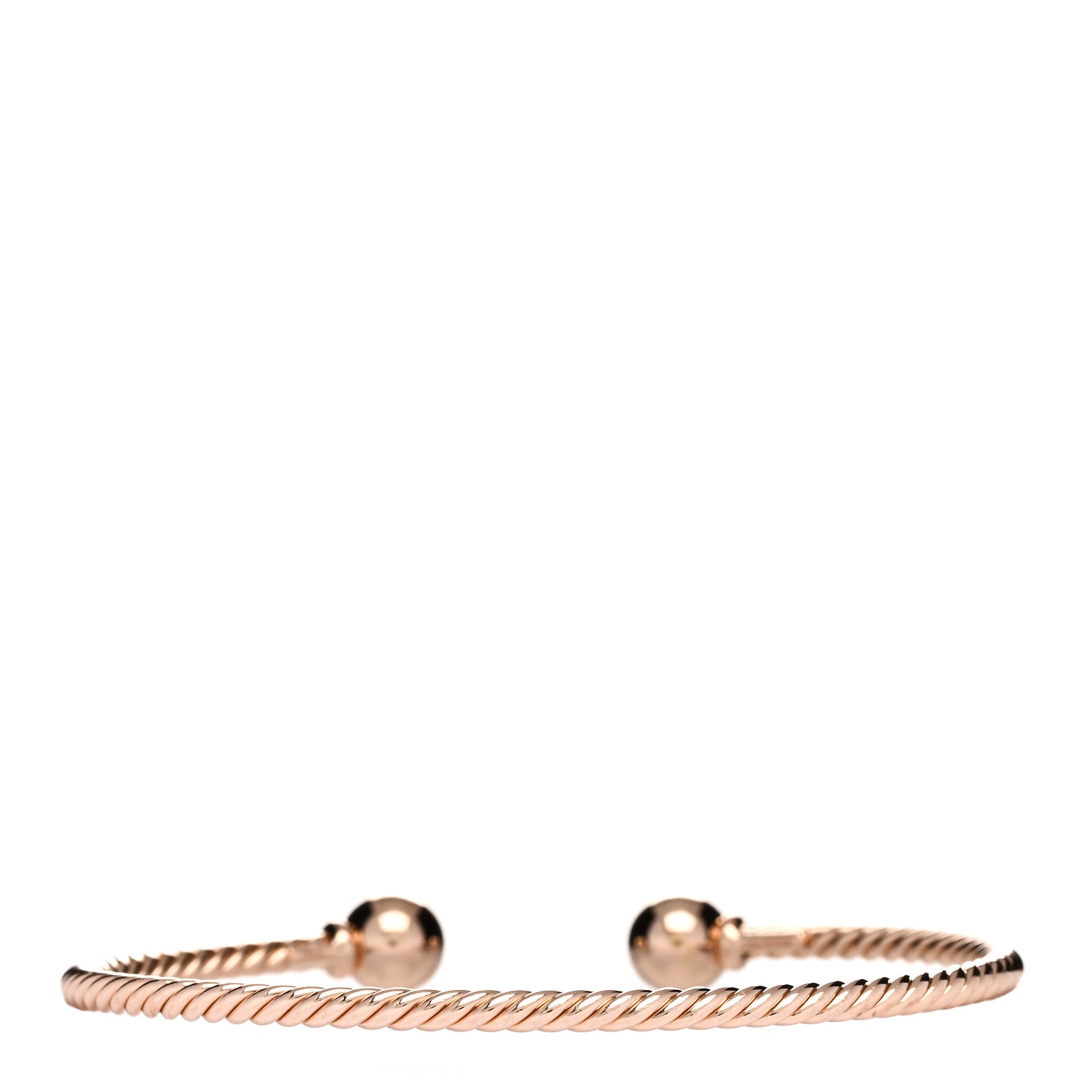 David Yurman 18K Rose Gold 7mm Solari Bracelet 2 of 4