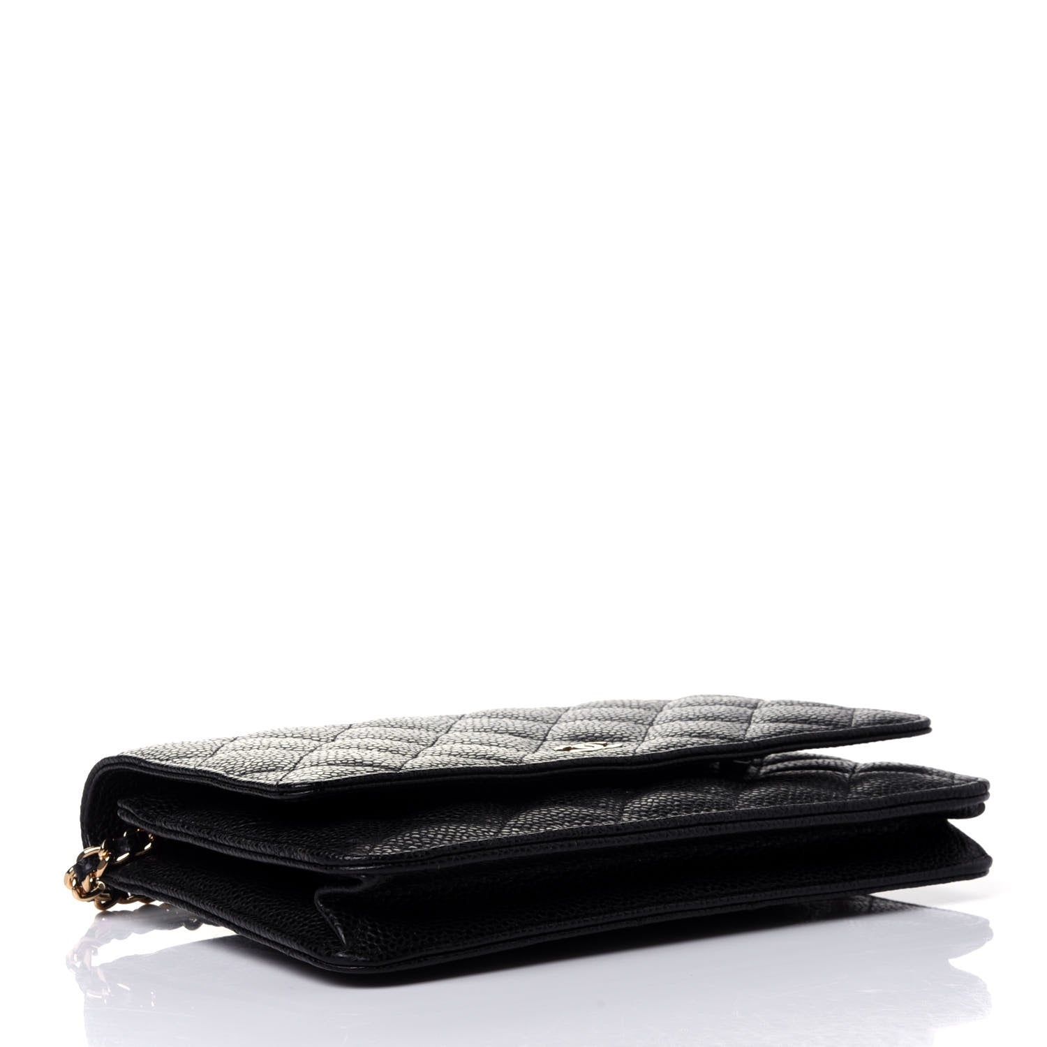 Chanel Caviar Quilted Wallet On Chain WOC Black 3 of 4