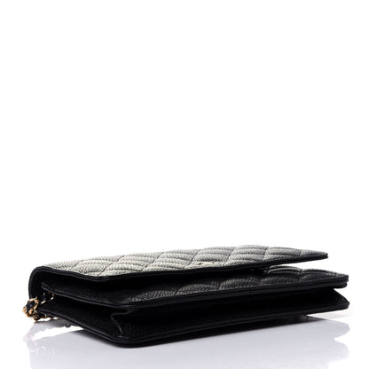 Chanel Caviar Quilted Wallet On Chain WOC Black 3 of 4