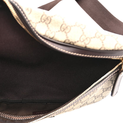 Gucci GG Supreme Monogram Belt Bag Dark Brown 5 of 10