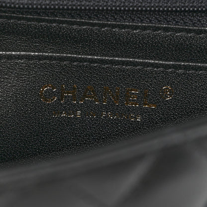 Chanel Lambskin Quilted Mini Rectangular Flap Black 5 of 9