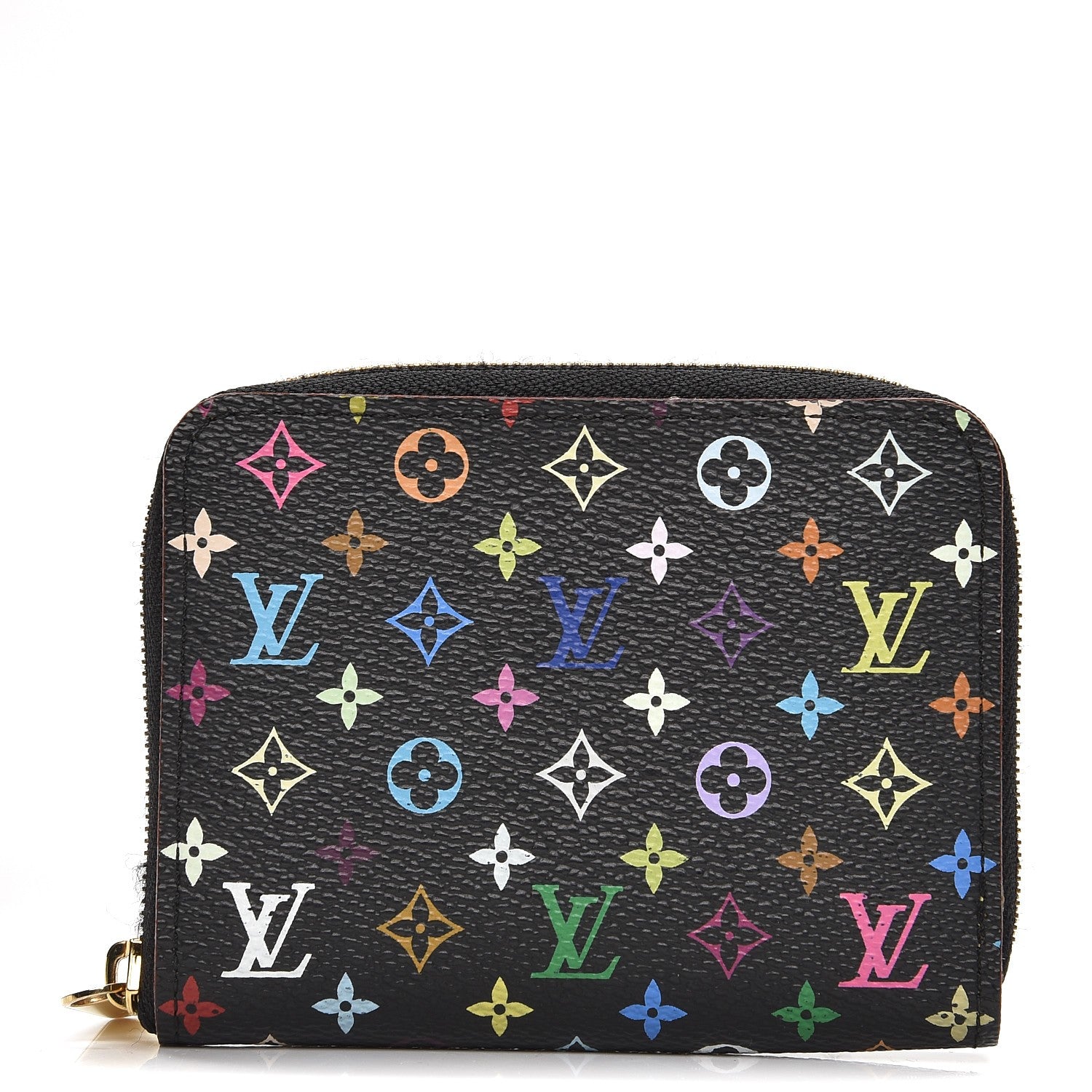 Louis Vuitton Monogram Multicolor Zippy Coin Purse Black 1 of 7