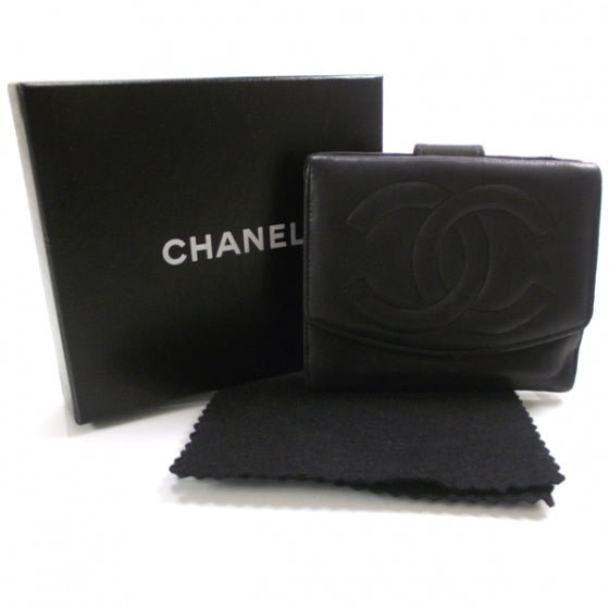 Chanel Lambskin Bi-Fold Wallet Black 5 of 11