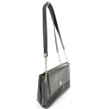 Chanel Caviar Flap Shoulder Bag Black SHW 3 of 10