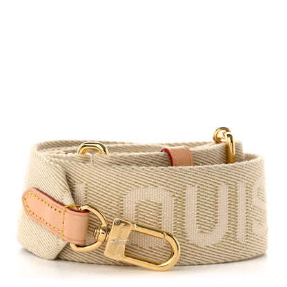 Louis Vuitton Monogram Utility Crossbody Bandouliere Shoulder Strap Beige 1 of 5