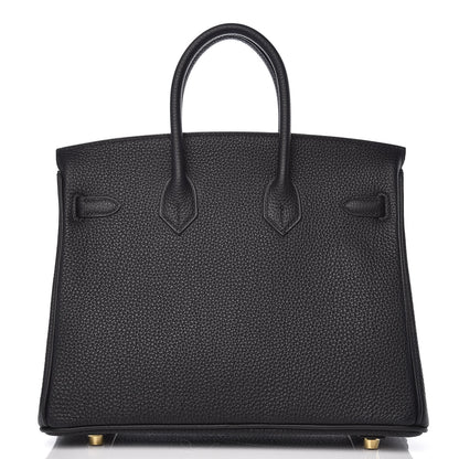 Hermes Togo Birkin 25 Black 12 of 29