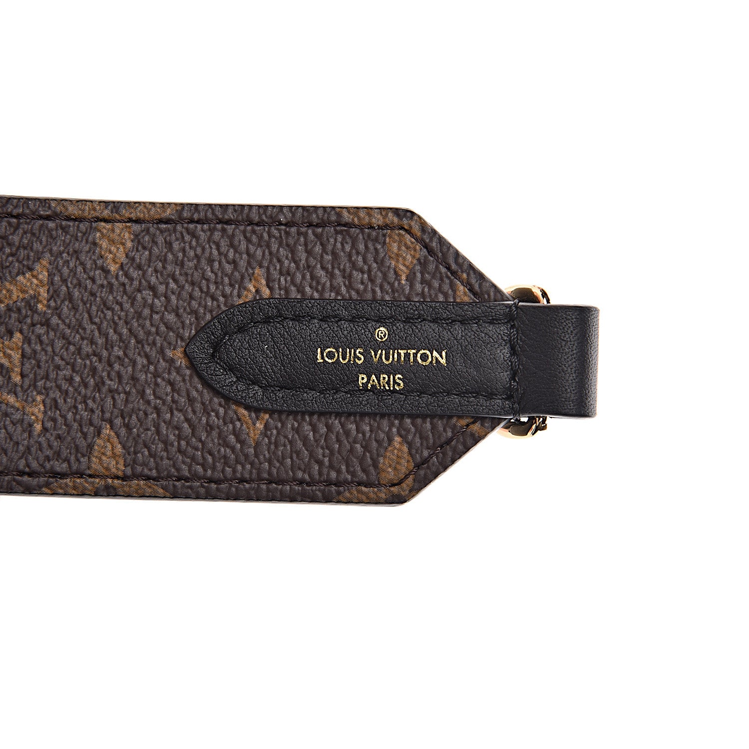 Louis Vuitton Monogram Letter Bandouliere Shoulder Strap Black 3 of 6