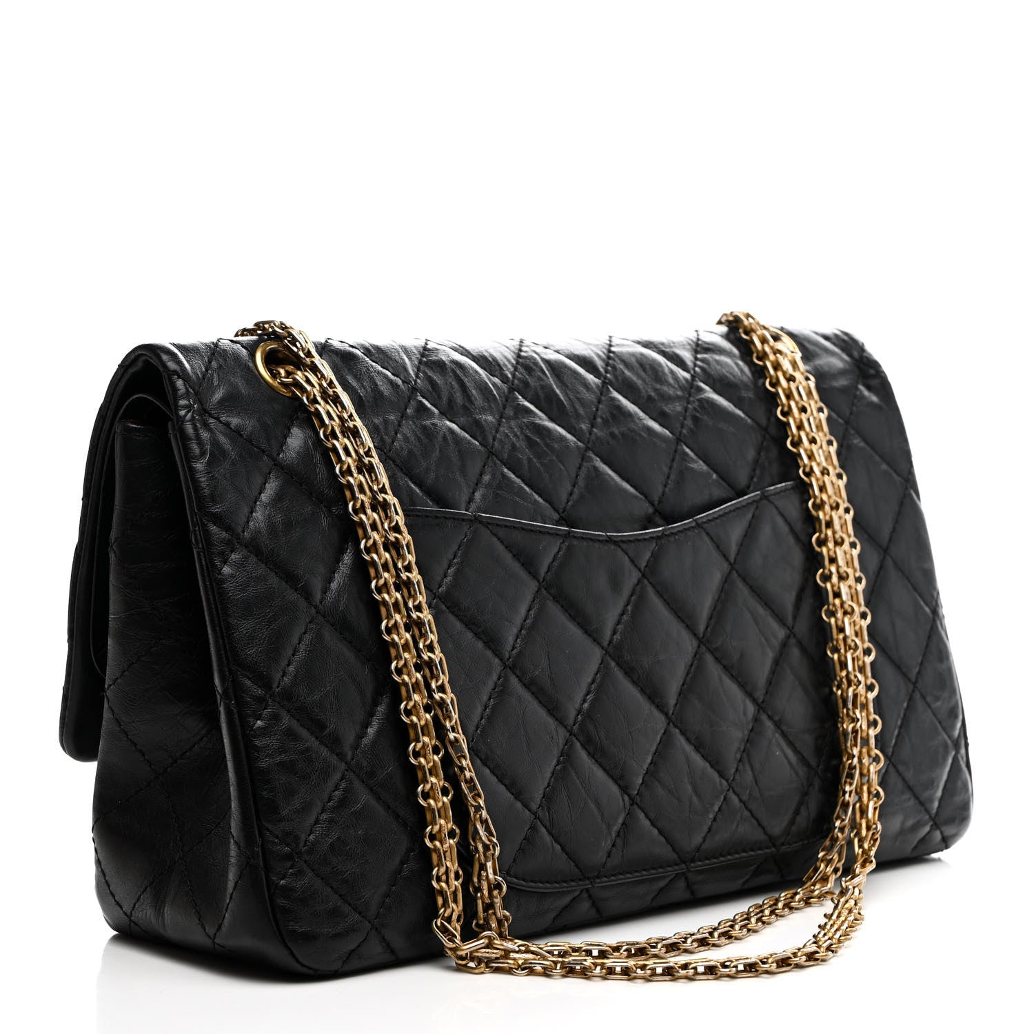 Chanel Aged Calfskin Quilted 2.55 Reissue 227 Flap Black 3 of 12