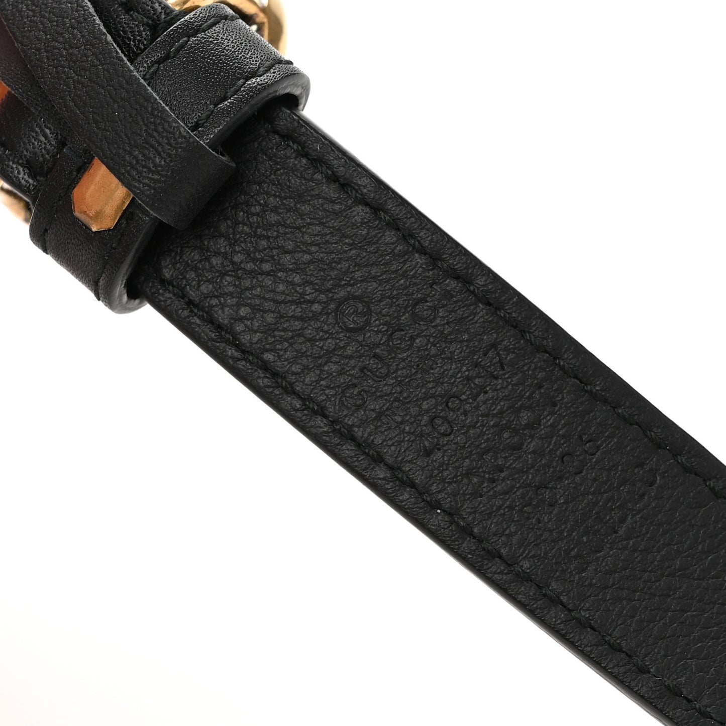 Calfskin Double G 20mm Belt 90 36 Black