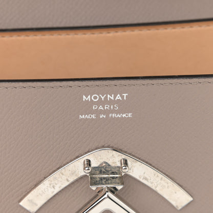 Moynat Taurillon Gabrielle Reporter Shoulder Bag Tourterelle 6 of 10