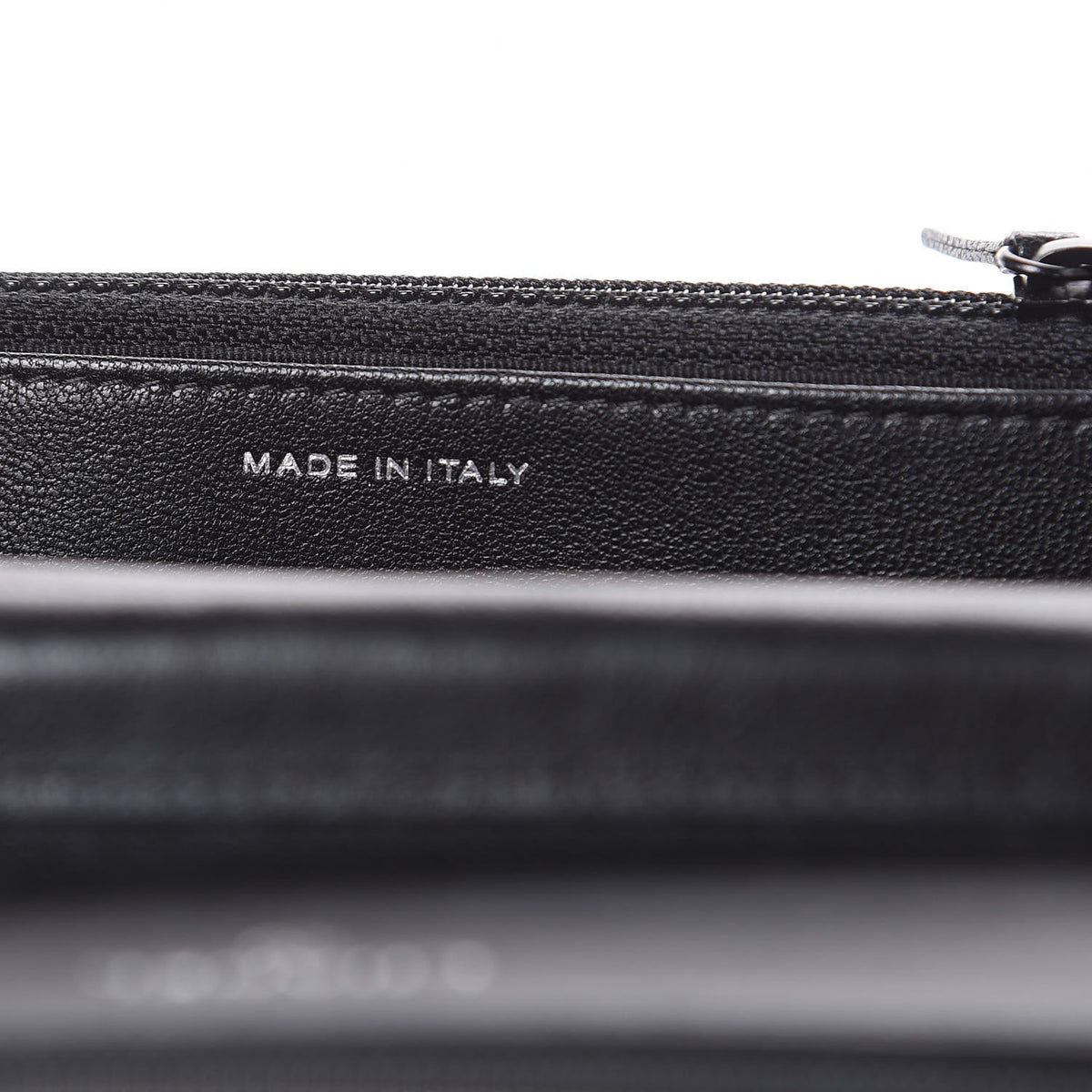 Sheepskin Chevron Reissue Wallet On Chain WOC So Black