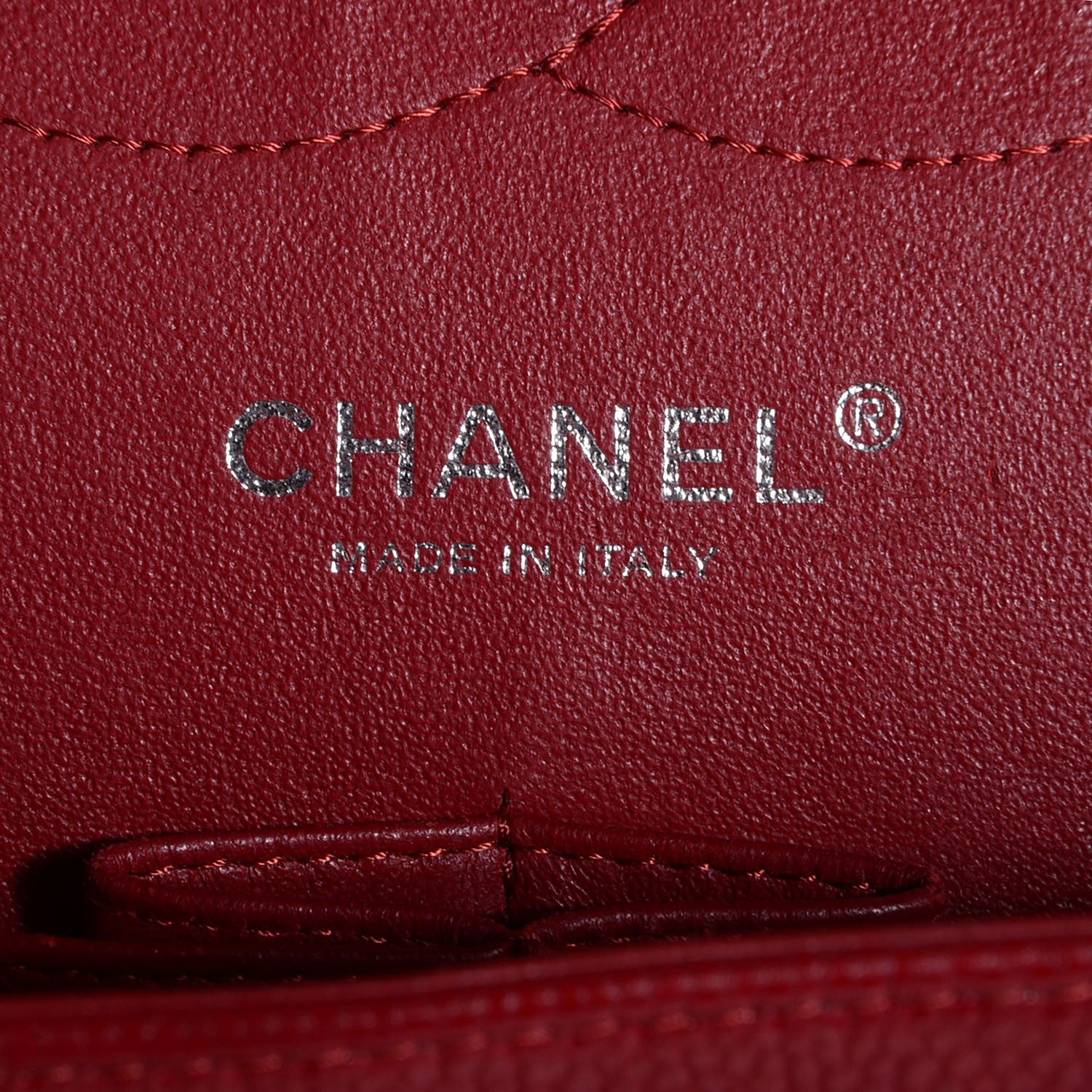 Chanel Caviar Quilted Jumbo Double Flap Red 8 of 9